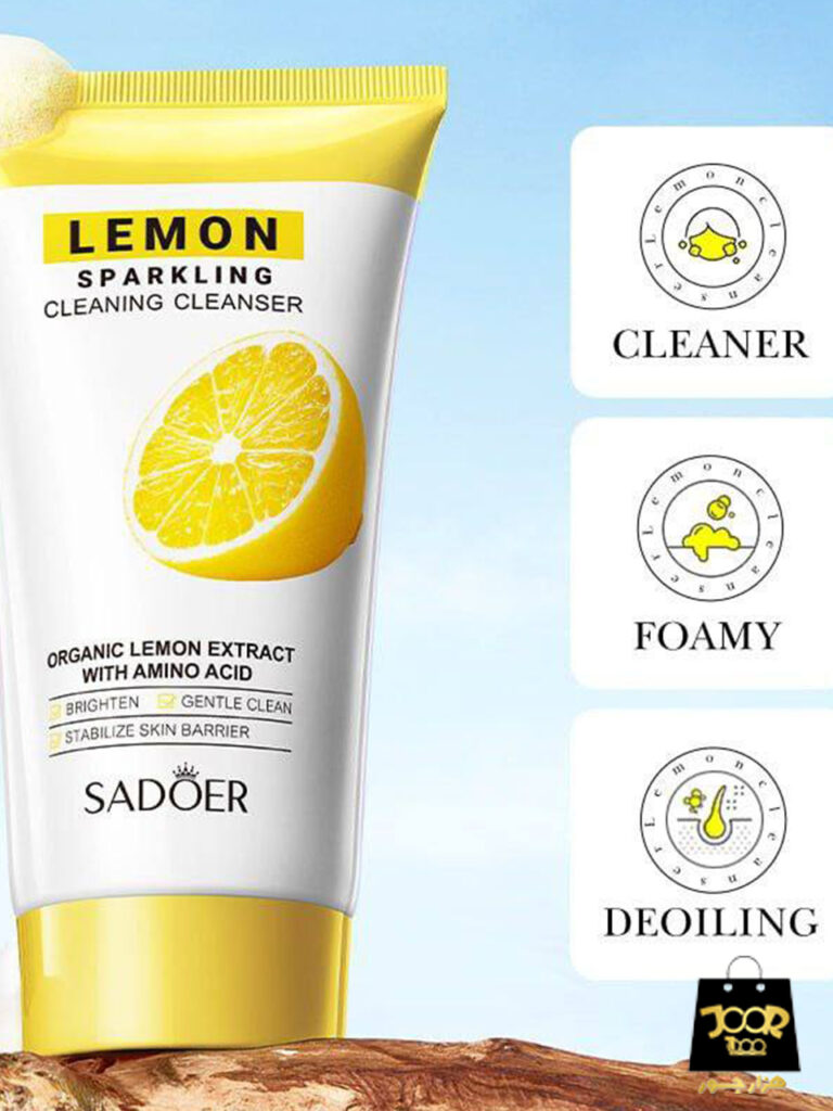 فوم پاک کننده و روشن کننده صورت عصاره لیمو سادور